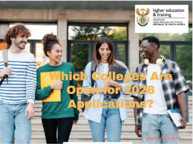 Which College Are Open For 2026 Applications