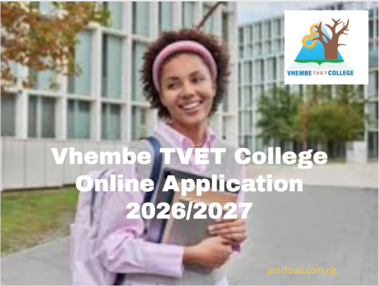 Vhembe TVET College Online Application 2026-2027