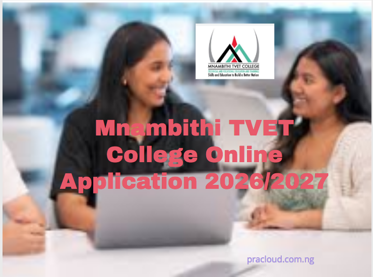 Mnambithi TVET College Online Application 2026-2027