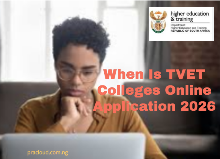 When Is TVET Colleges Online Application 2026