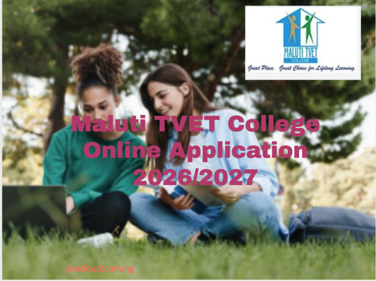 Maluti TVET College Online Application 2026/2027