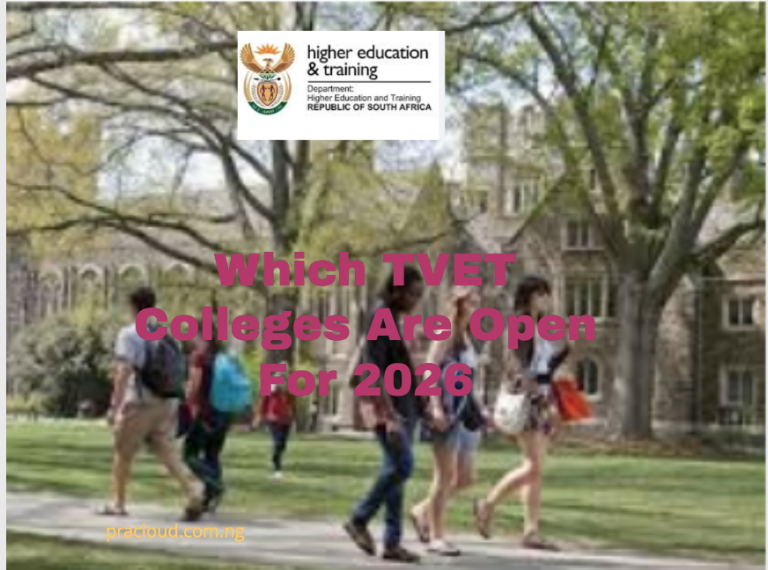 Which TVET Colleges Are Open FOR 2026