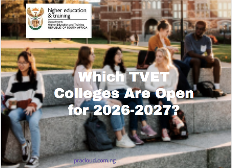Which TVET Colleges Are Open for 2026-2027