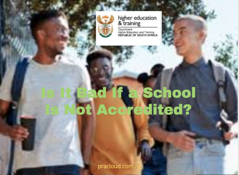 Is It Bad If a School Is Not Accredited