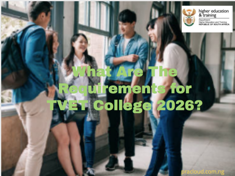 What Are The Requirements for TVET Colleges 2026