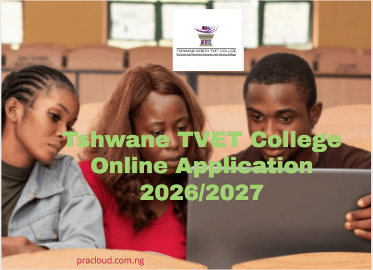 Tshwane TVET College Online Application 2026-2027