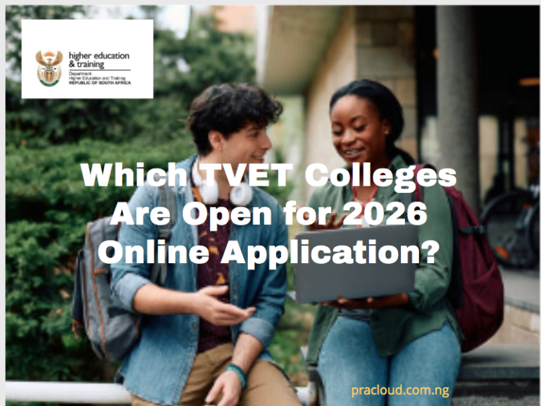 Which TVET Colleges Are Open for 2026 Online Application