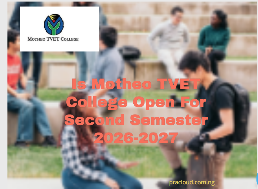 Is Motheo TVET College Open For Second Semester 206-2027