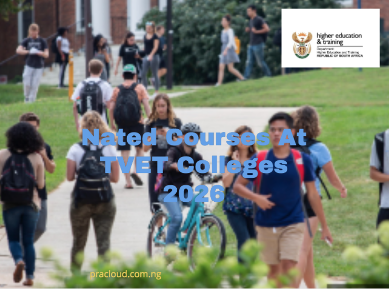 Nated Courses At TVET Colleges 2026
