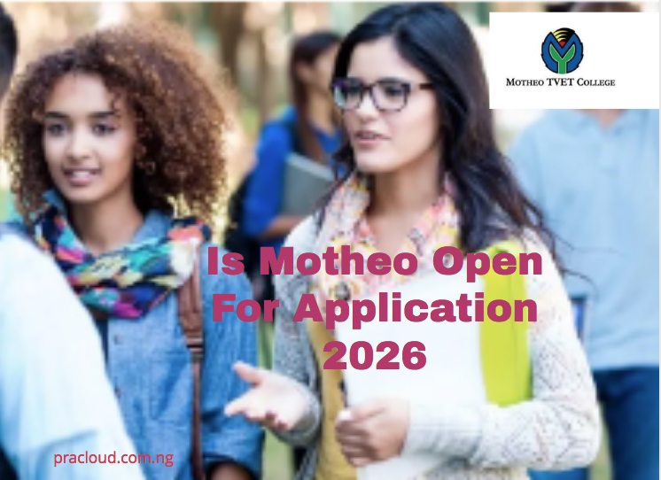 Is Motheo Open For Application 2026