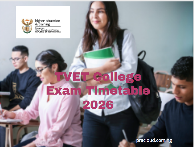 TVET College Exam Timetable 2026