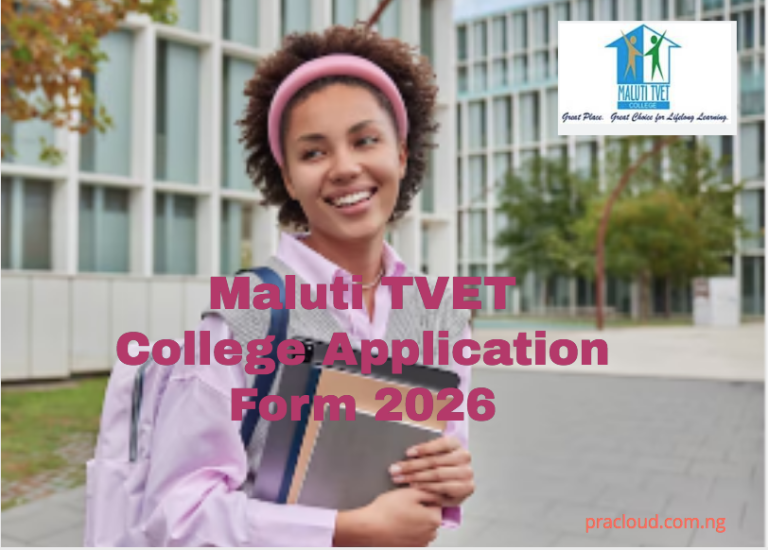 Maluti TVET College Application Form 2026