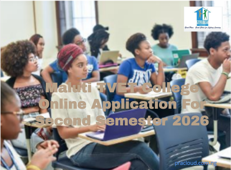 Maluti TVET College Online Application For Second Semester 2026