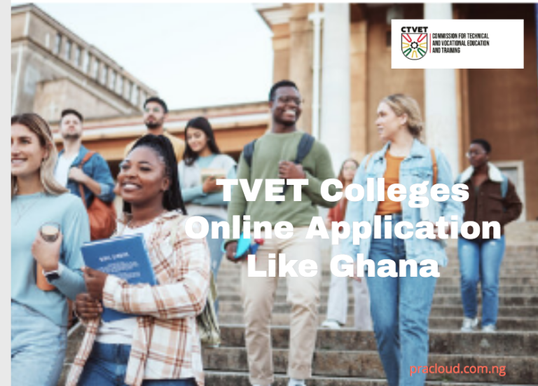 TVET Colleges Online Application Like Ghana