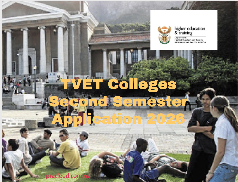TVET Colleges Second Semester Application 2026