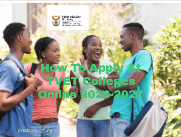 How To Apply at TVET College Online 2026-2027