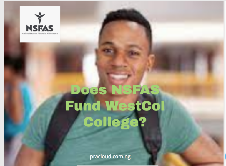 Does NSFAS Fund Westcol College