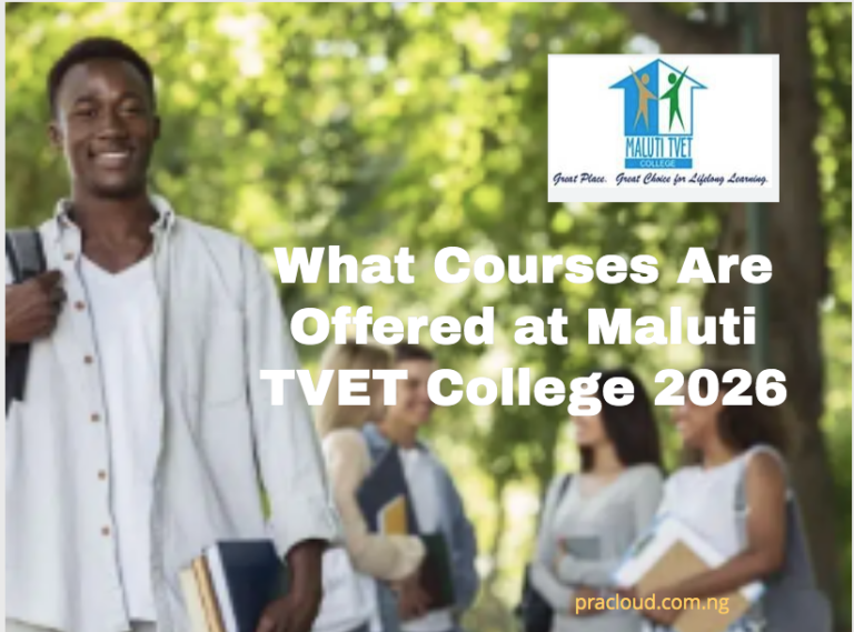 What Courses Are Offered at Maluti TVET College 2026