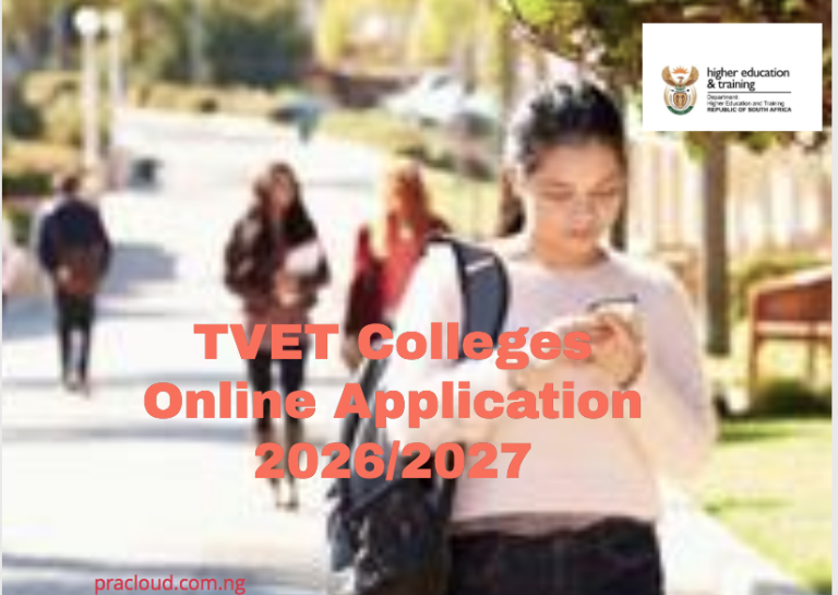 TVET College Online Application 2026-2027