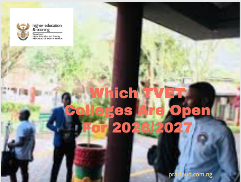 Which TVET Colleges Are Open for 2026-2027