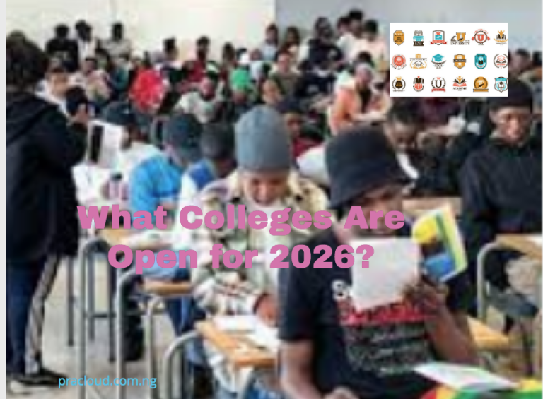 What Colleges Are Open for 2026