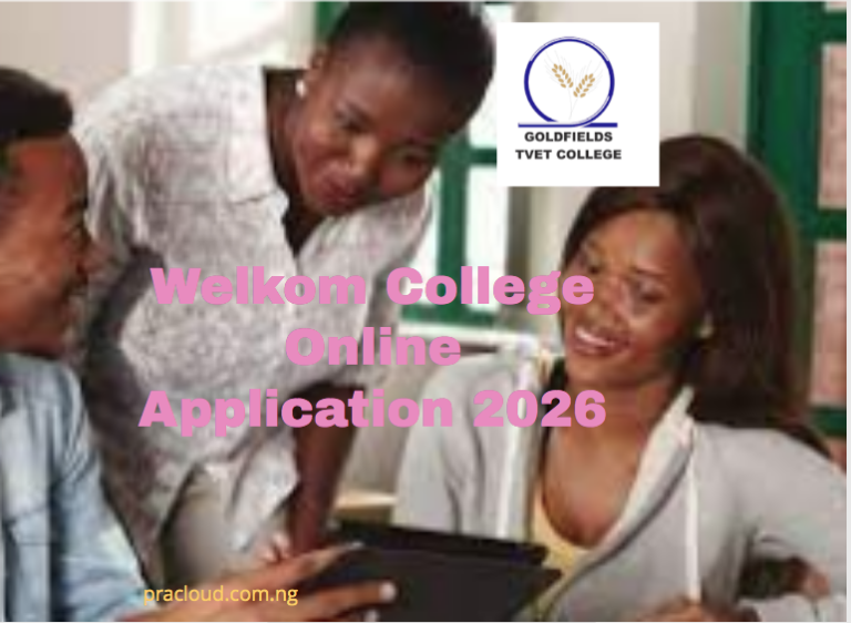 Welkom College Online Application 2026