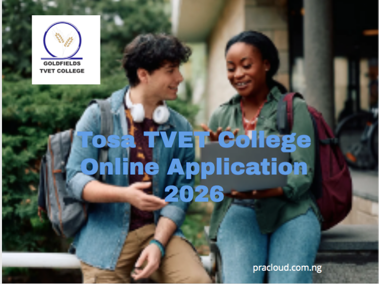 Tosa TVET College Online Application 2026