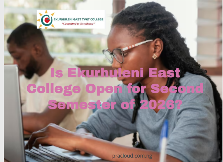Is Ekurhuleni East College Open for Second Semester of 2026