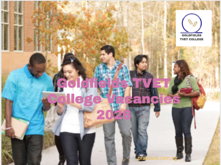 Goldfields TVET College Vacancies 2026