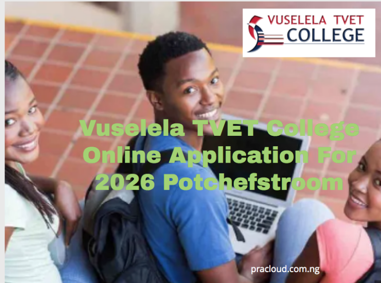 Vuselela TVET College Online Application For 2026 Potchefstroom