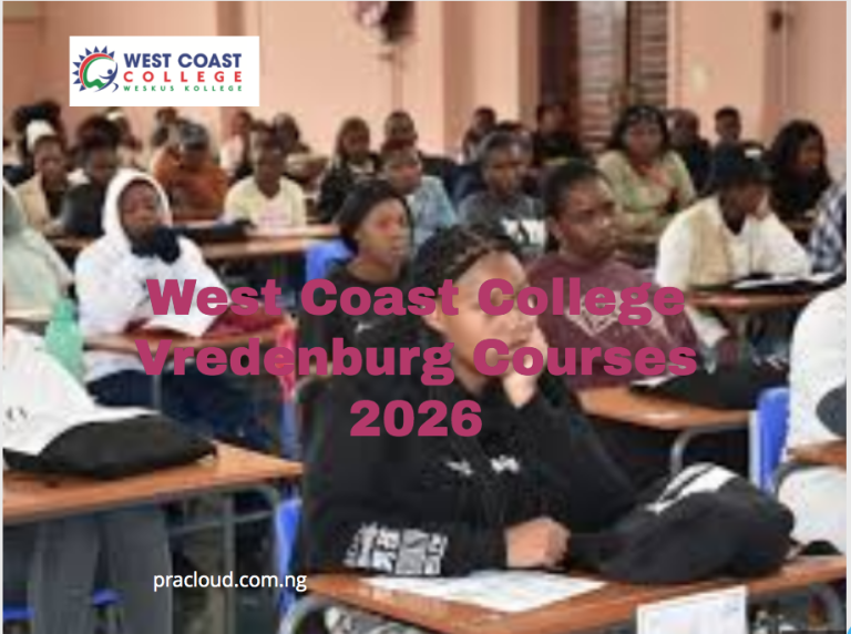West Coast College Vredenburg Courses 2026