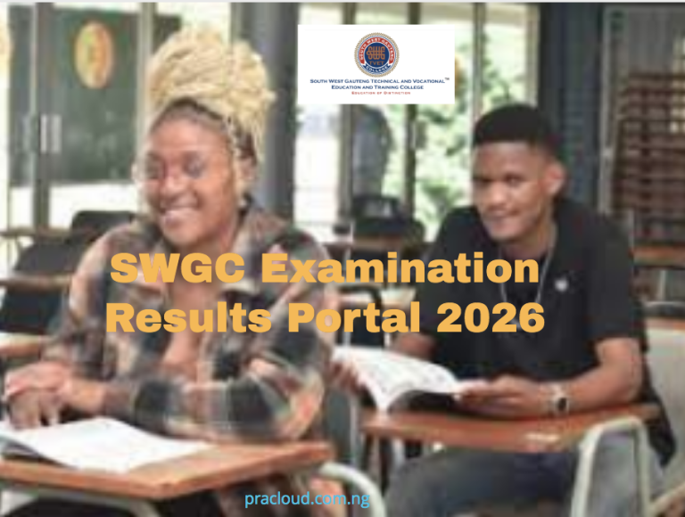 SWGC Examination Results Portal 2026