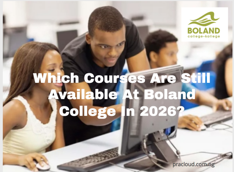 Which Courses Are Still Available At Boland College In 2026