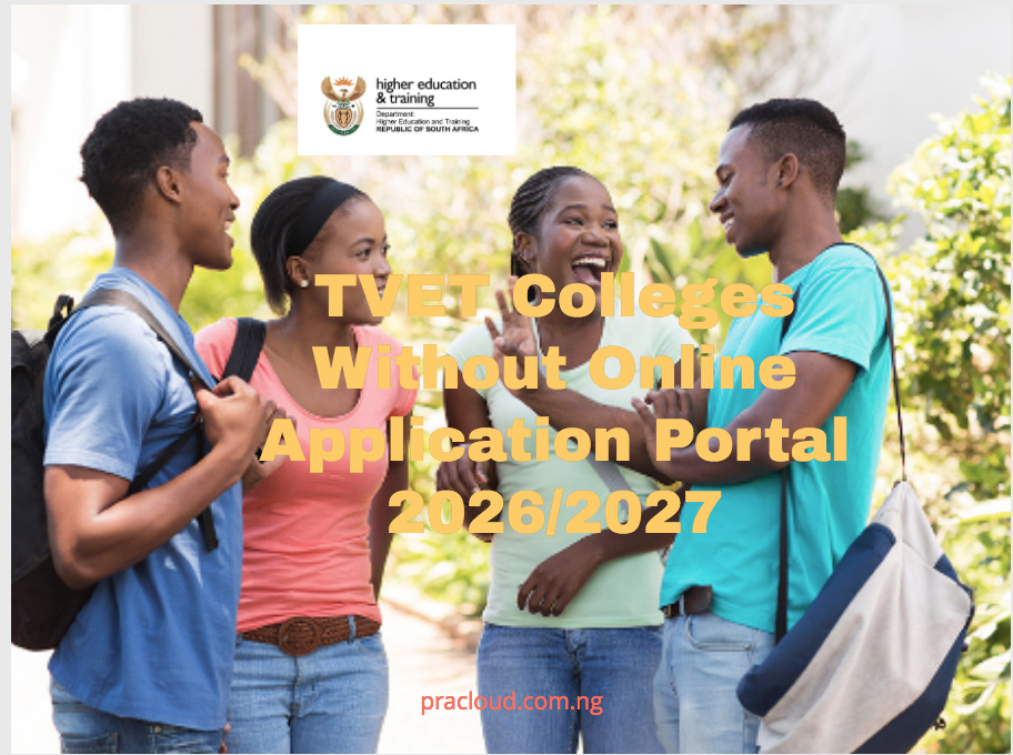 TVET College Without Online Application Portal 2026-2027
