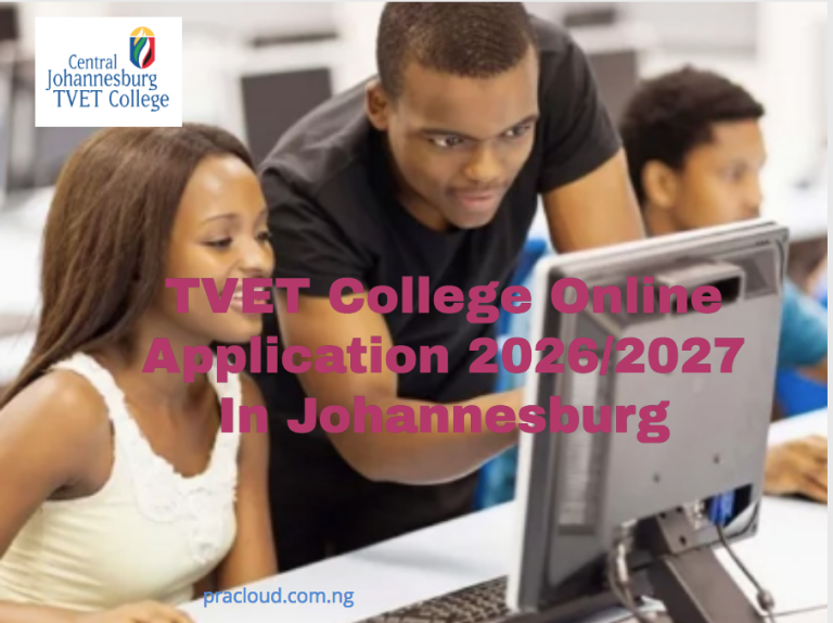 TVET College Online Application 2026-2027 In Johannesburg