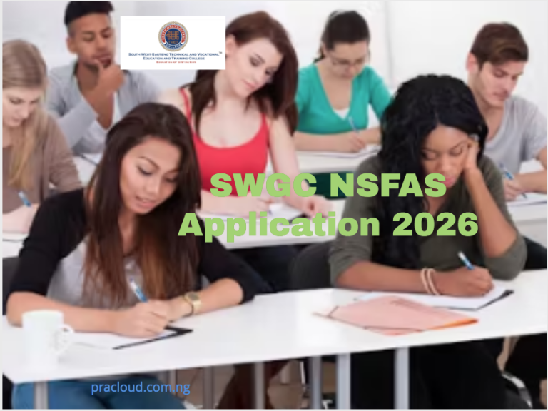 SWGC NSFAS Application 2026