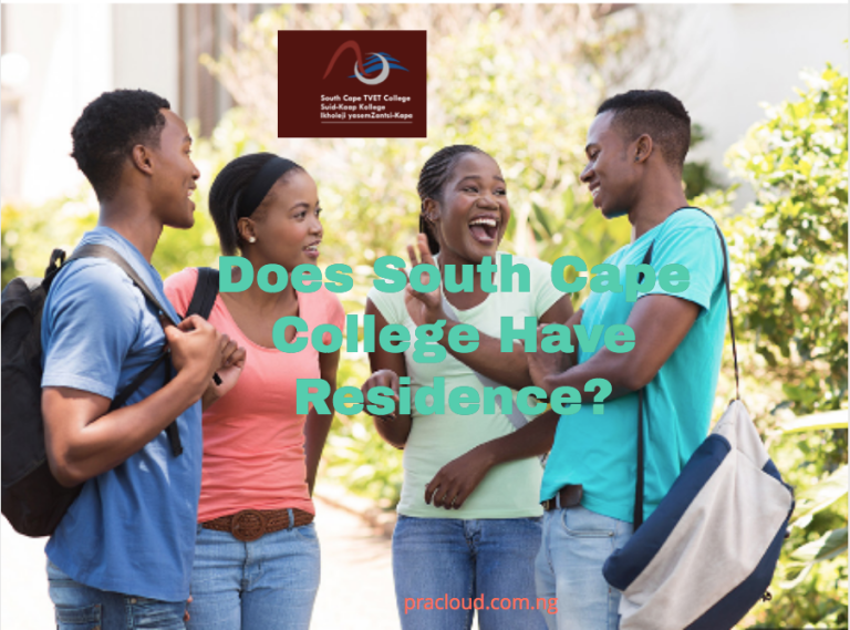 Does South Cape College Have Residence