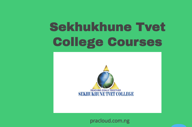 Sekhukhune Tvet College Courses