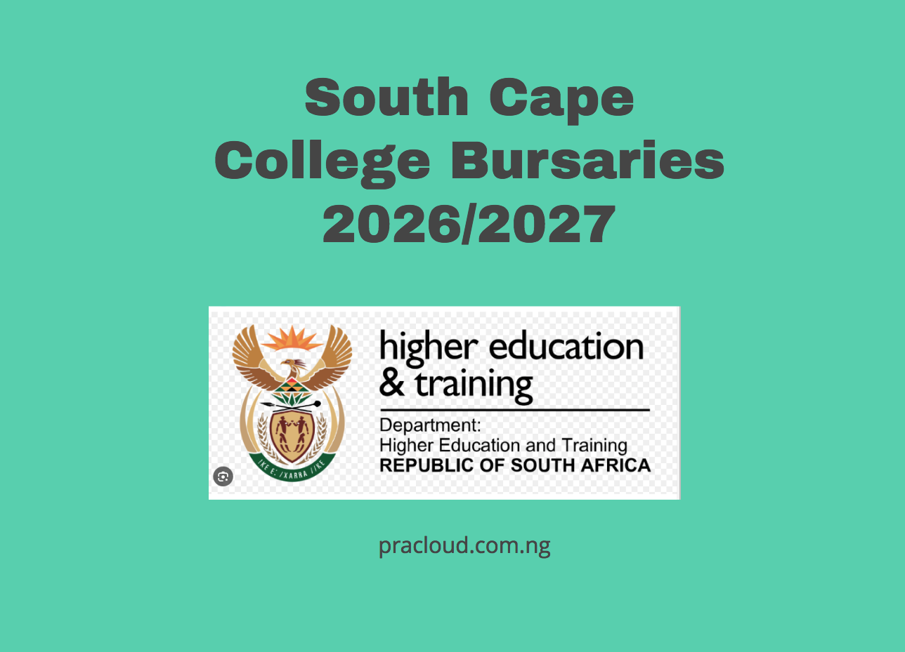 South Cape College Bursaries 2026:2027