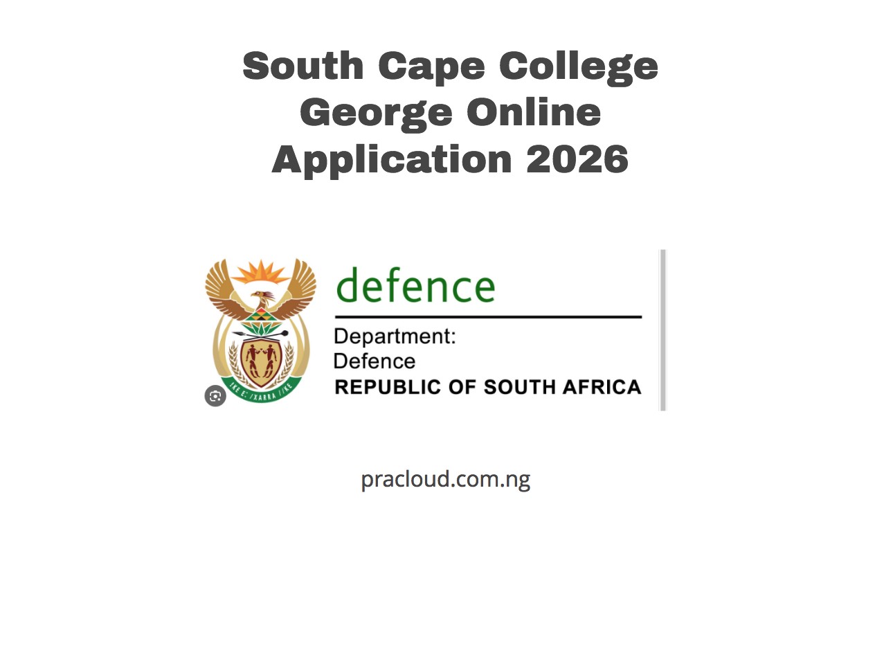 South Cape College George Online Application 2026