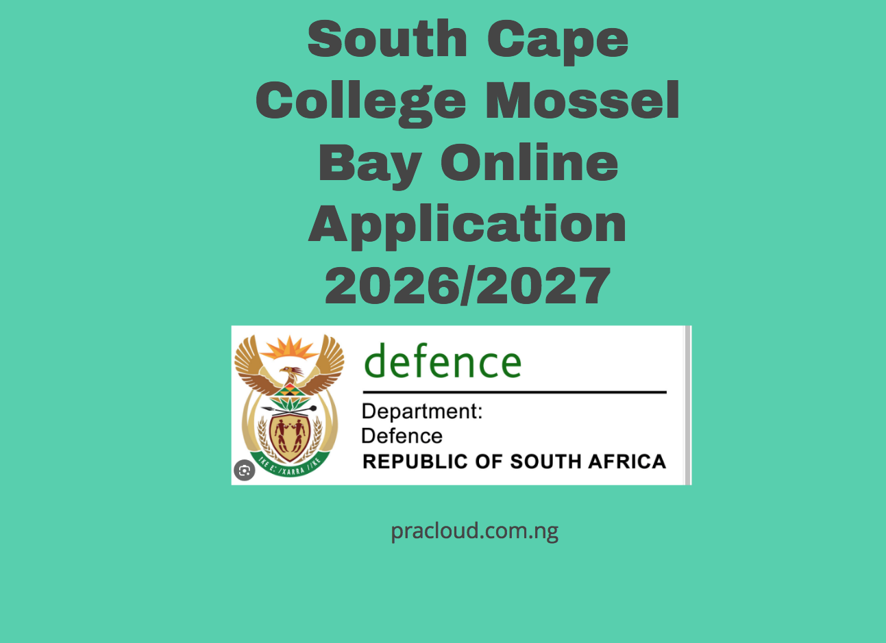 South Cape College Mossel Bay Online Application 2026/2027