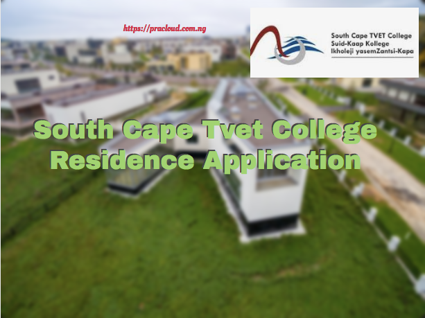South Cape Tvet College Residence Application