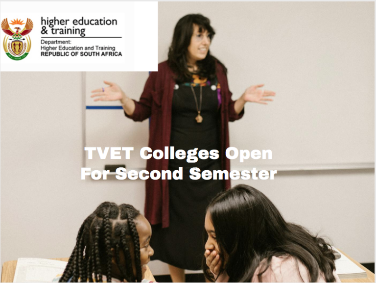 TVET Colleges Open For Second Semester