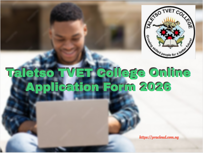 Taletso TVET College Online Application Form 2026