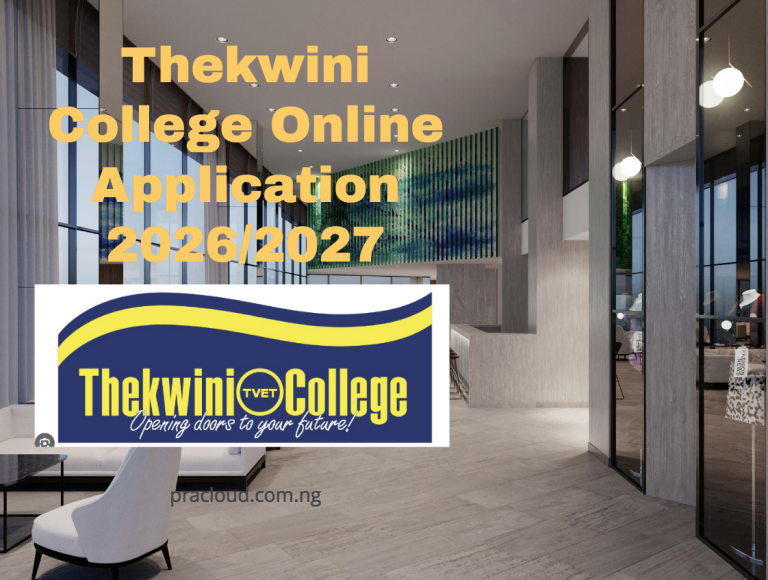 Thekwini College Online Application 2026:2027