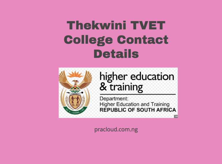 Thekwini TVET College Contact Details