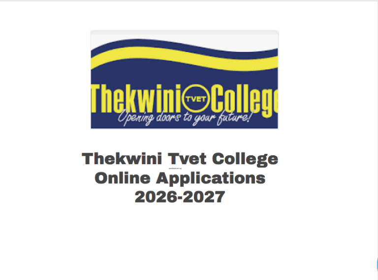 Thekwini Tvet College Online Applications 2026-2027