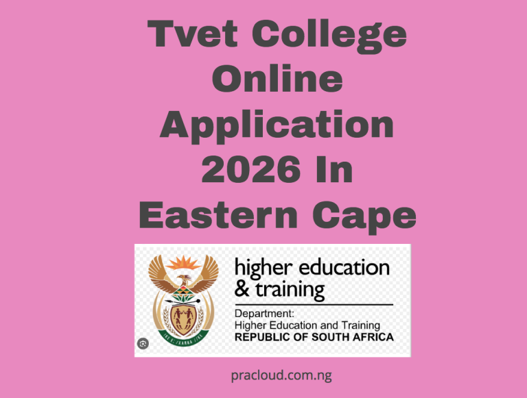 Tvet College Online Application 2026 In Eastern Cape