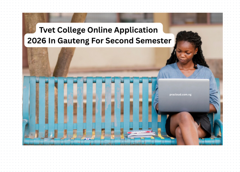 Tvet College Online Application 2026 In Gauteng For Second Semester