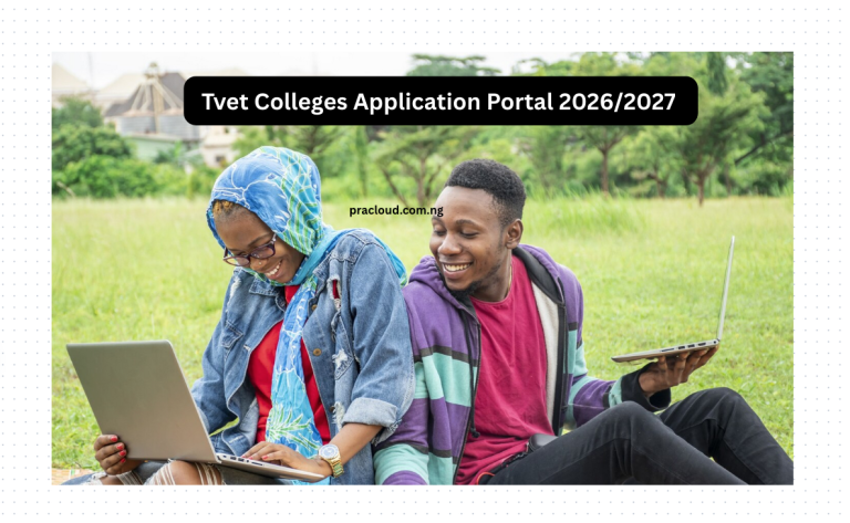 Tvet Colleges Application Portal 2026:2027